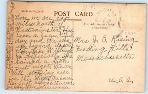 *Riverside Tea Room Marbleton Quebec Canada Vintage Photo Postcard C51