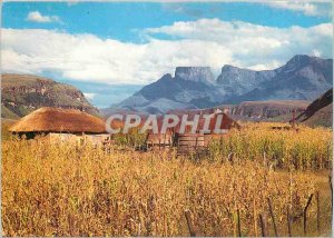 Postcard Modern Drakensberg native South Africa