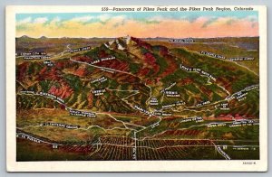 Pikes Peak Region - Colorado - Postcard