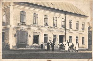 BG19307 fleischerei gemischtewaren handlung hotel albert schelzig germany