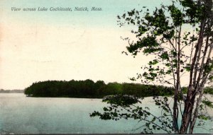 Massachusetts Natick View Across Lake Cochituate 1909