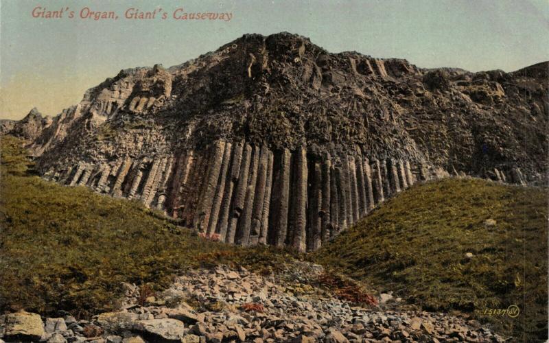 IRELAND-GIANT'S CAUSEWAY~HONEYCOMB-PARLOUR-ORGAN-WELL~LOT OF 4 POSTCARDS