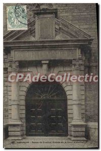 Postcard Besancon Old Courthouse Entrance Of Court