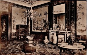 Postcard Netherlands c1921 The Hague The Japanese Room The House in the Wood