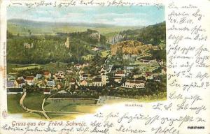 1901 GERMANY Gruss aus de Frank Schweiz Undivided 4551 postcard