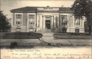 Jackson Tennessee TN Library c1905 Rotograph Postcard