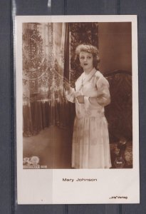 MARY JOHNSON, SWEDISH ACTRESS, GERMAN FILMS, c1930 ppc., unused.