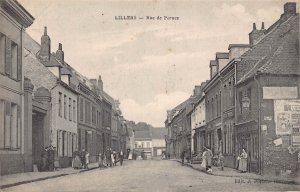 France Lillers Rue de Pernes Street Shop Posters vintage postcard B964