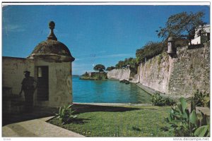 View of San Juan's magnificent Wall structures from exit of Main Gate, San Ju...