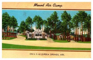 Postcard CAMPGROUND SCENE Eureka Springs Arkansas AR AS6156