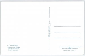 Vintage Madrid Prado Museum Black & White Photo Postcard by Dominguez