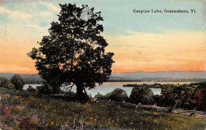 Greensboro Vermont 1912 Postcard Caspian Lake