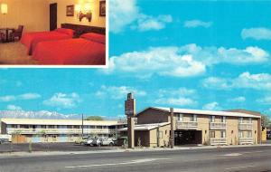 BISHOP, CA California  SIERRA FOOTHILLS MOTEL~Room  ROADSIDE  Inyo Co  Postcard