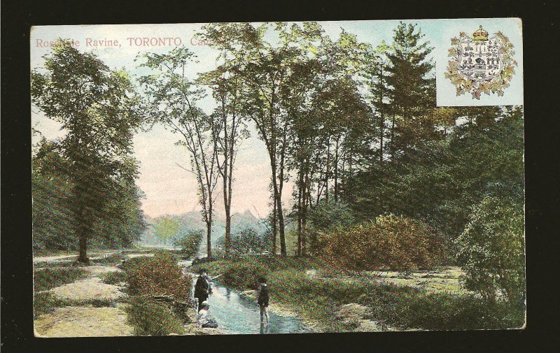 Canada Postmark 1908 Craig Vale Ont Rosedale Ravine Toronto Private Postcard