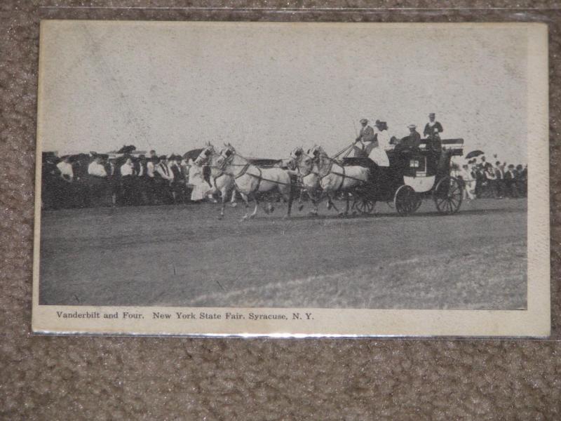 Vanderbilt & Four, New York State Fair, Syracuse, N.Y. unused vintage card