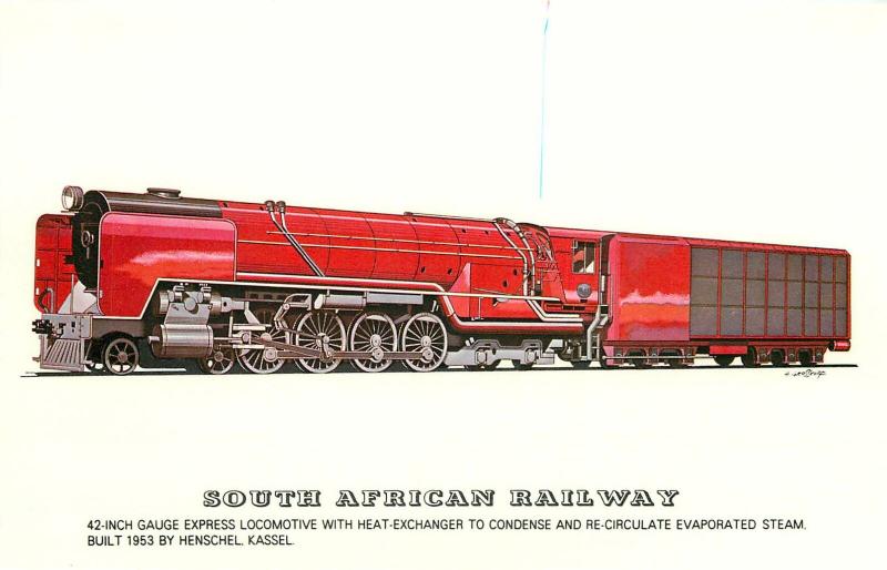 South African Railway Locomotives history 42-inch Gauge Express Locomotive