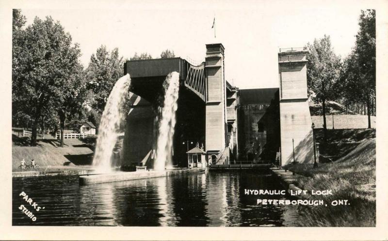 Canada - Ontario, Peterborough. Hydraulic Lift Lock.    *RPPC