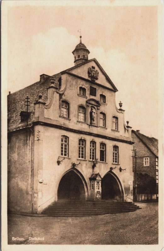 Germany Brilon Rathaus Vintage RPPC C128