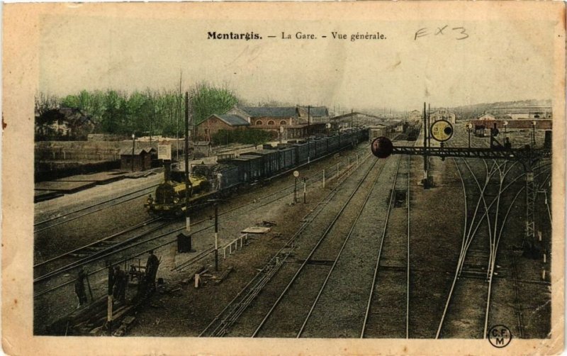 CPA AK MONTARGIS - La Gare (210221)