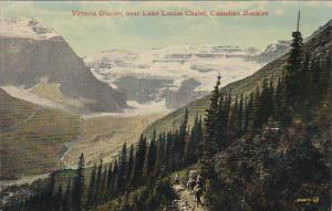 Canada Victoria Glacier Near Lake Louise Chalet Canadian Rockies