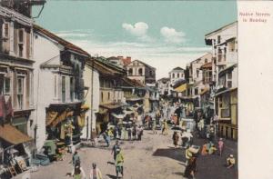 LP53       Postcard, India, Native Streets in Bombay