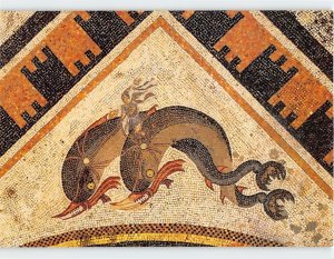 Postcard Mosaic From The House Of The Dolphins, Delos, Greece