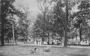 C-1910 Collett Park Terre Haute Indiana Tom Jones Postcard 12410