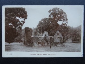 Northampton DAVENTRY Fawsley The Dower House Ruins c1912 RP Postcard by Kingsway