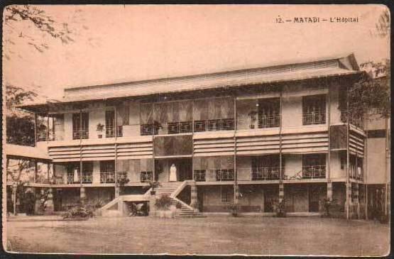 Zaire, Belgian Congo - Matadi L'Hopital 1925