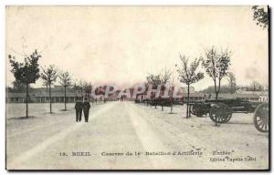 VINTAGE POSTCARD Rueil Barracks of the 16th Battalion Army Artillery D