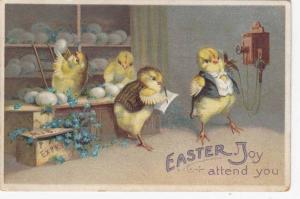 LP80    Happy Easter Chicks, Fantasy, Dressed animals, 