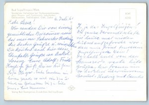Baden-Württemberg Germany Postcard Bad Ingelfingen Street 1961 RPPC Photo