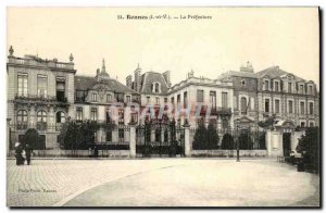 Old Postcard Rennes La Prefecture