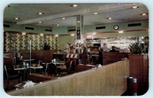 AMES, Iowa IA ~ Juke Box OVERLAND CAFE Roadside c1950s Story County  Postcard