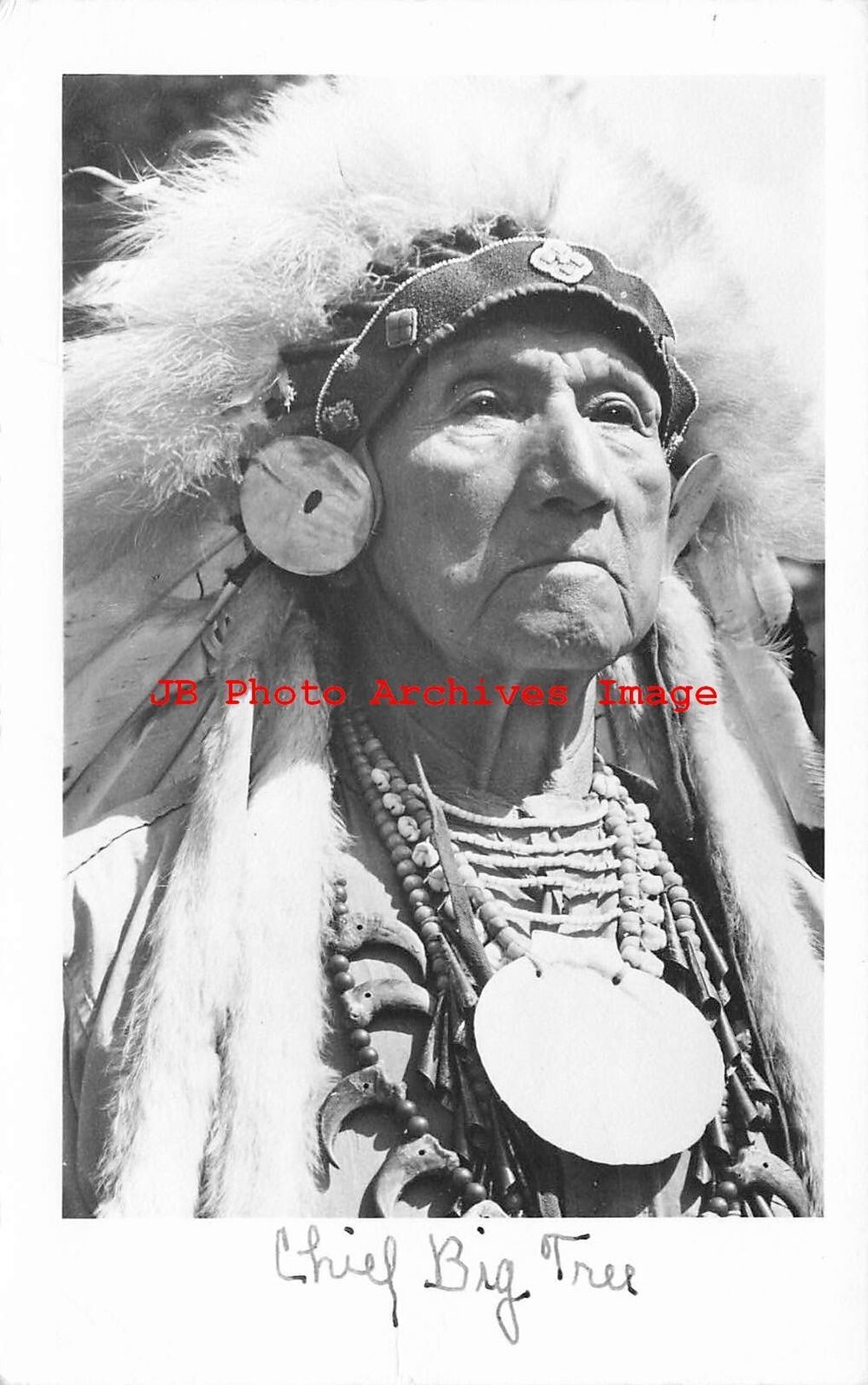 Native American Iroquois Indian, RPPC, Seneca Chief John Big Tree in ...