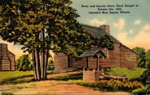 Illinois New Salem State Park Berry and Lincoln Store