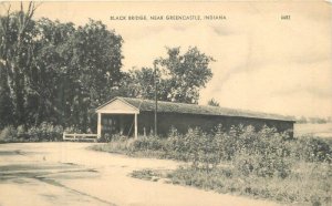 Indiana Greencastle Black Bridge #6682 Ketcham Postcard 22-6252