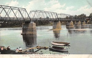 Delaware River at Washington's Crossing N. J. in Washingtons Crossing, New Je...