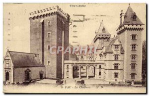 Old Postcard The castle Pau