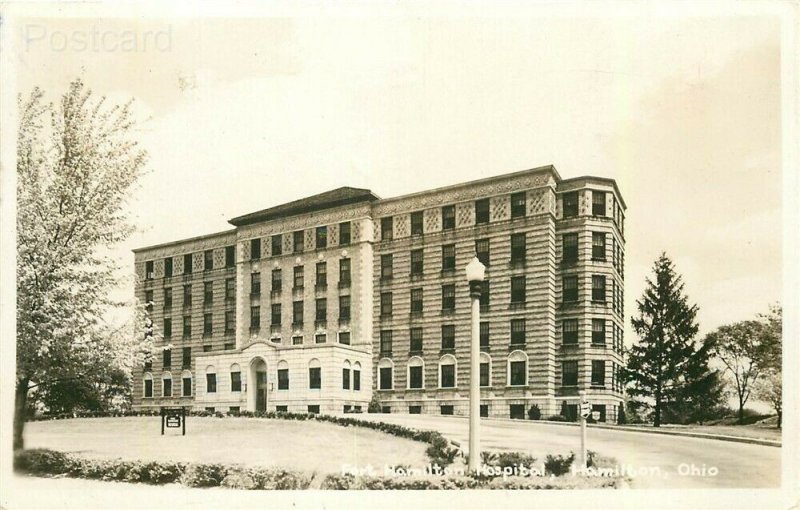 OH, Hamilton, Ohio, Hospital, RPPC