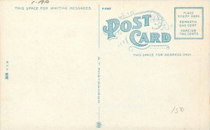 Postcard Texas El Paso C-1910 Texas Great White Way night trolley autos 24-5168