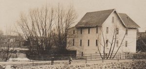 Scandinavia WISCONSIN RPPC 1911 FLOUR GRIST MILL nr Iola Waupaca Stevens Point