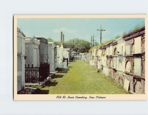 Postcard Old St. Louis Cemetery, New Orleans, Louisiana