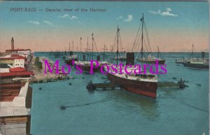 Egypt Postcard - Port Said, General View of The Harbour  HM360