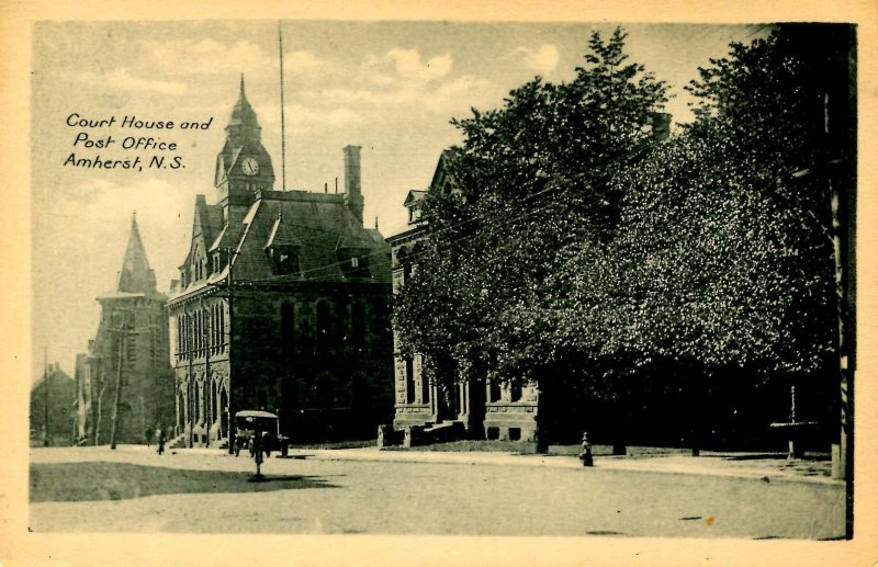 Canada - Nova Scotia, Amherst. Courthouse and Post Office