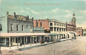 c1910 Postcard Montgomery Ward Store, Main Street, Red Bluff CA Tehama County