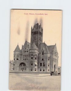 Postcard Court House, Greenfield, Indiana