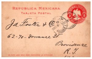 exico, Advertising Card for  J.Ollivier & Co dated 10/28/1900