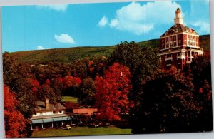 Postcard VA Hot Springs - The Homestead - Casino Lawn and Tower