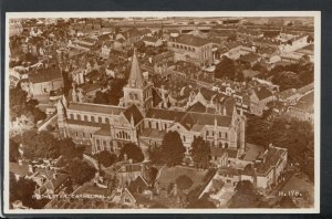 Kent Postcard - Aerial View of Rochester and Rochester Cathedral  RS16046